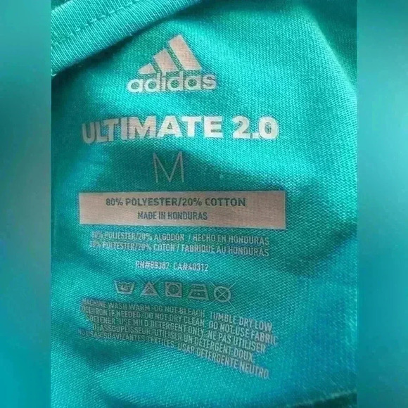 adidas Keyhole Women's Activewear Sports Tee (117) - Picture 10 of 10